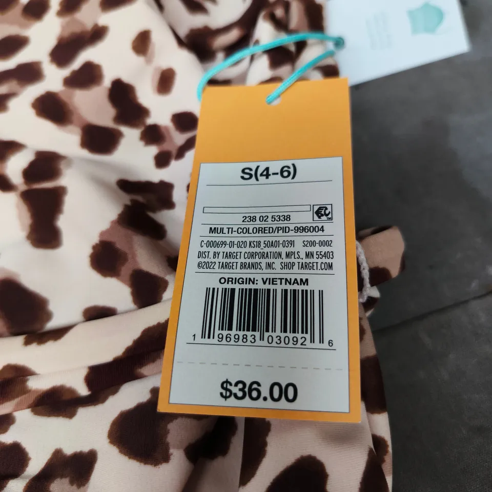 2 X KONA SOL MEDIUM COVERAGE ONE PIECE PRINTED SWIMSUIT SMALL WITH TAGS
