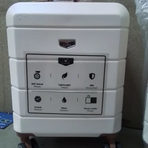 LUGG TRAVEL CABIN BAG CREAM&BROWN 