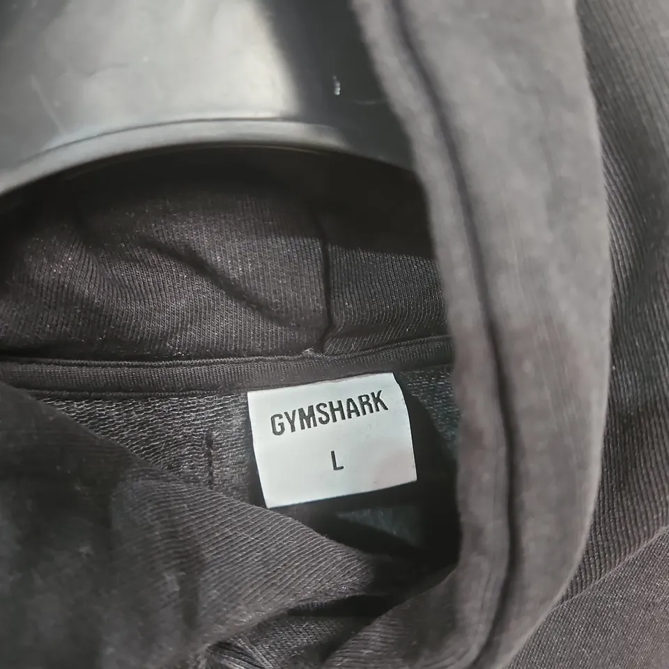 GYMSHARK HOODIE – BLACK – SIZE L