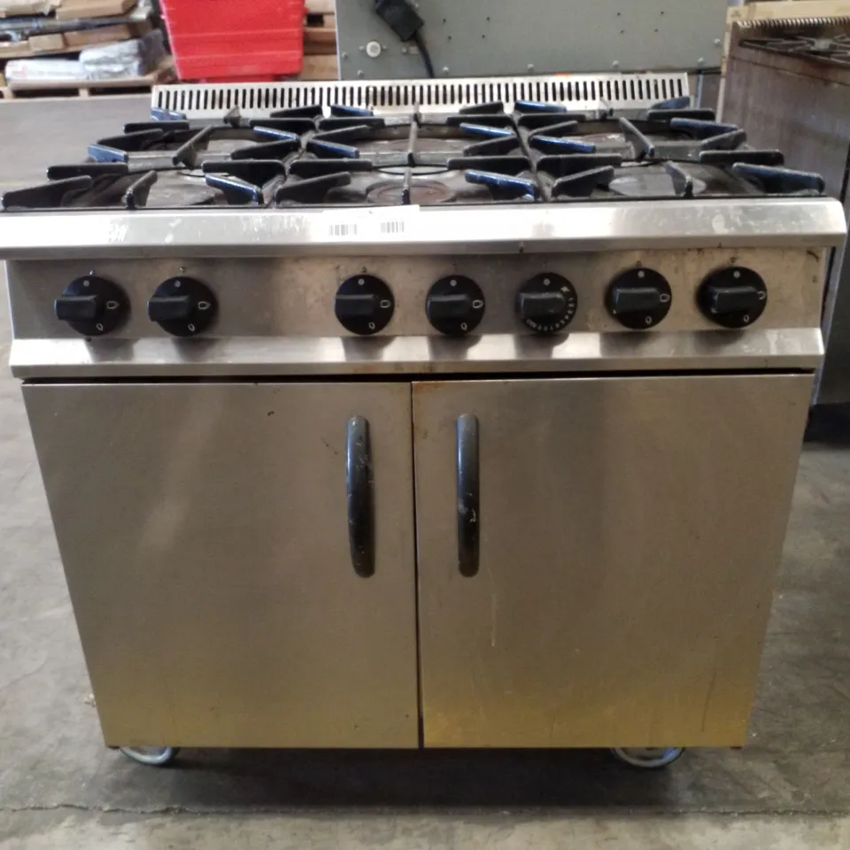 MOORWOOD VULCAN 6 BURNER GAS RANGE