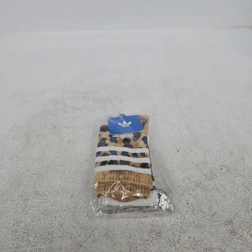 ADIDAS 2 PACK SOCKS UK 4.5 - 5.5