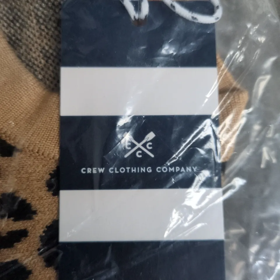 CREW CLOTHING COMPANY LEOPARD PRINT CARDIGAN – WOMEN'S UK 14