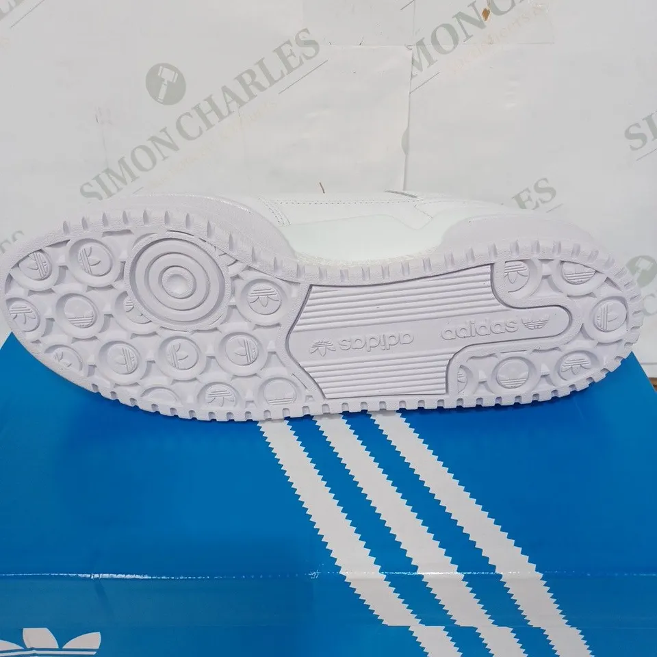 BOXED PAIR OF ADIDAS ORIGINALS FORUM BOLD FY9042 WOMEN'S SHOES - WHITE / SIZE: 9.5 UK 