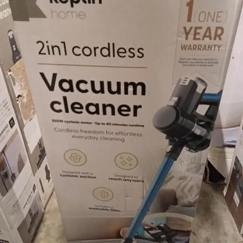 BOXED KEPLIN 2IN1 CORDLESS VACUUM CLEANER 