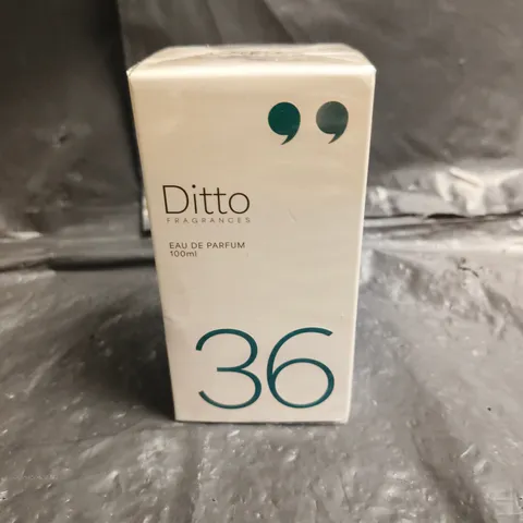 SEALED DITTO FRAGRANCES 36 EAU DE PARFUM 100ML