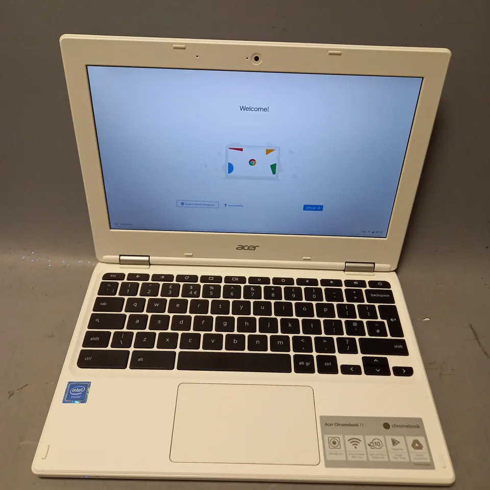 ACER CHROMEBOOK 11 CB3-132-C911 LAPTOP IN WHITE