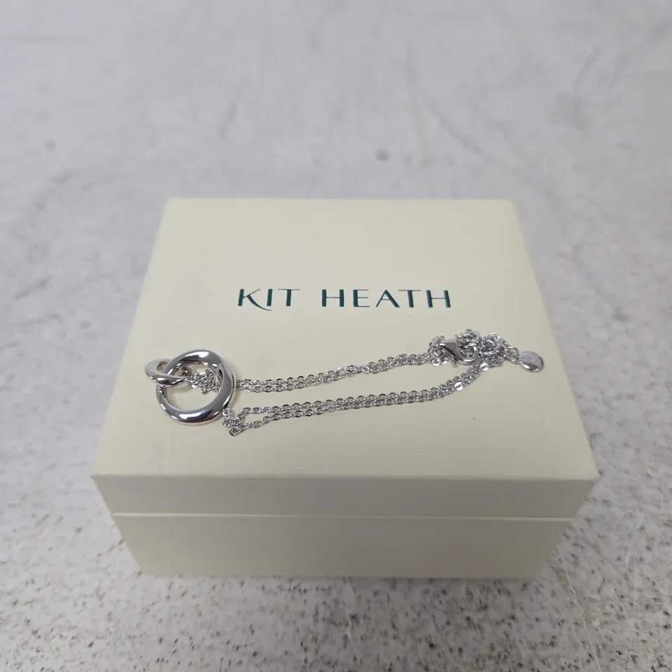 KIT HEATH STERLING SILVER BRACELET – CIRCULAR RING DETAIL