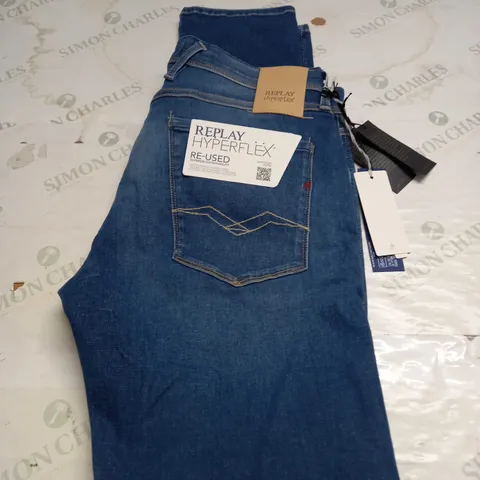 REPLAY HYPERFLEX DENIM JEANS SIZE 36