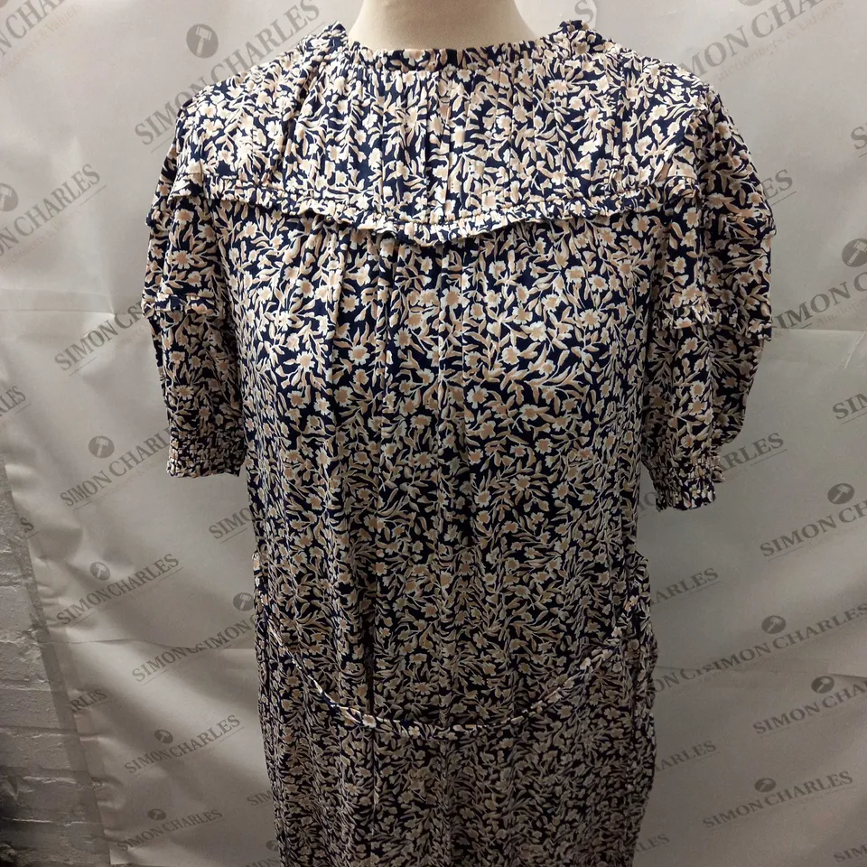 WOMENS BODEN YOKE DETAIL JERSEY MINI DRESS SIZE 12L