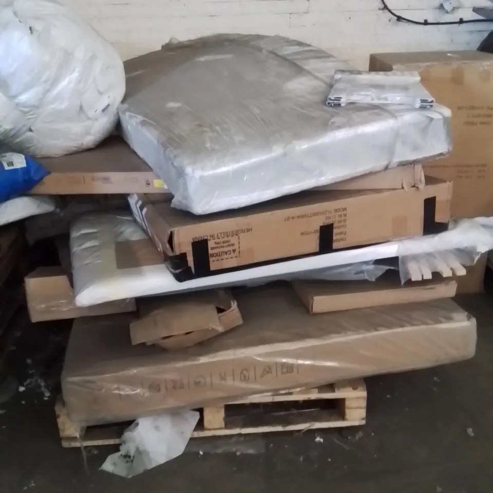 PALLET OF INCOMPLETE FURNITURE SETS