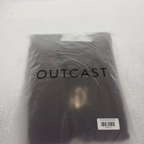 OUTCAST VELMA TOP – CHOCOLATE, SIZE XXS/XS