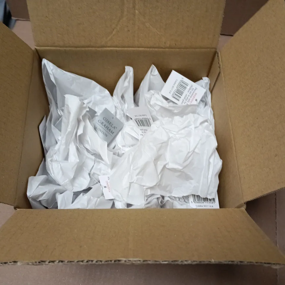 LOT OF 12 AS NEW GISELLA GRAHAM CLEAR DOVE THEMED HANGING TREE DECORATIONS