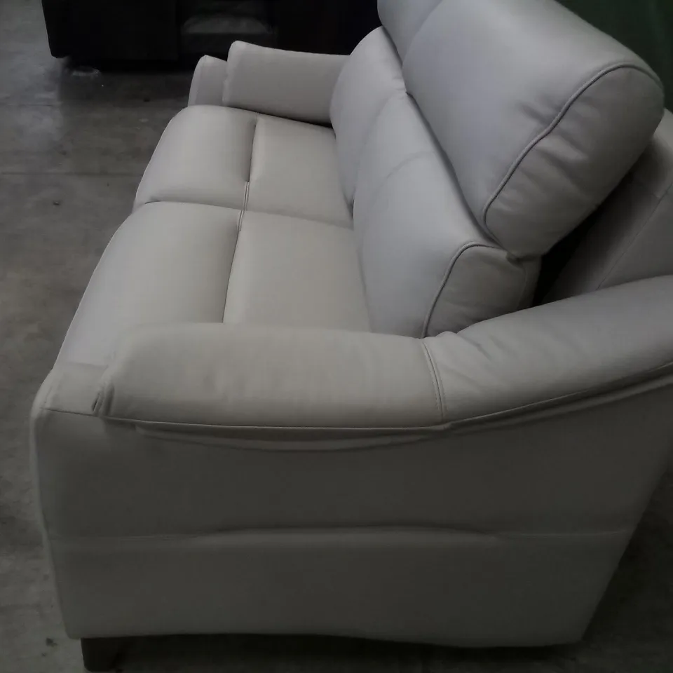 QUALITY BRITISH DESIGNER G PLAN HURST LARGE SOFA L841 CAMBRIDGE CLOUD LEATHER 