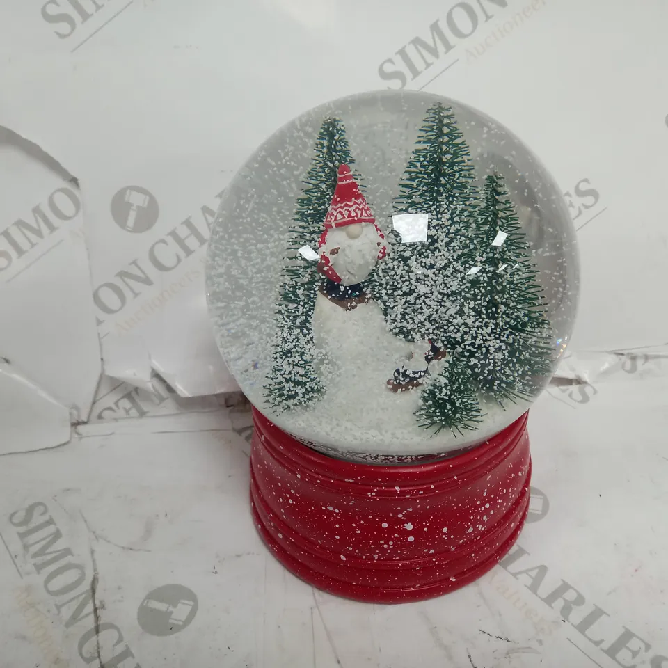 SANTA EXPRESS CHRISTMAS CHARACTER MUSICAL WATER SPINNER