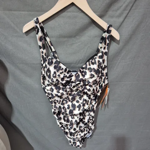REGATTA LEOPARD PRINT WOMEN'S SWIMSUIT – ONE-PIECE, UK 16 (EU 42)