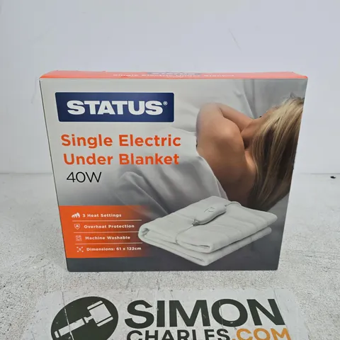 STATUS SINGLE ELECTRIC UNDER BLANKET 40W