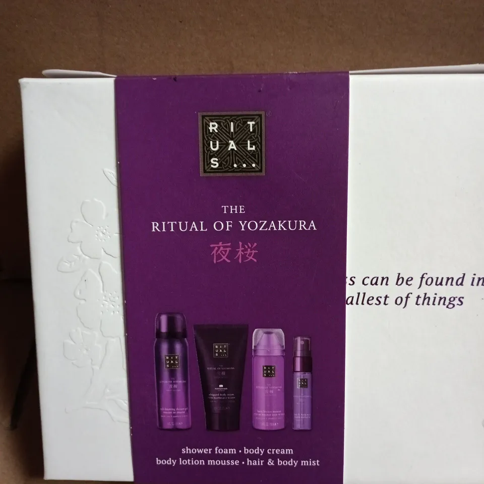 RITUALS THE RITUAL OF YOZAKURA GIFT SET – SHOWER FOAM, BODY CREAM, BODY LOTION MOUSSE, HAIR & BODY MIST