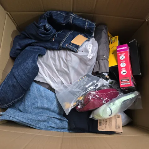 APPROXIMATELY 25 ASSORTED CLOTHING AND FASHION PRODUCTS IN VARIOUS STYLES AND SIZES - COLLECTION ONLY