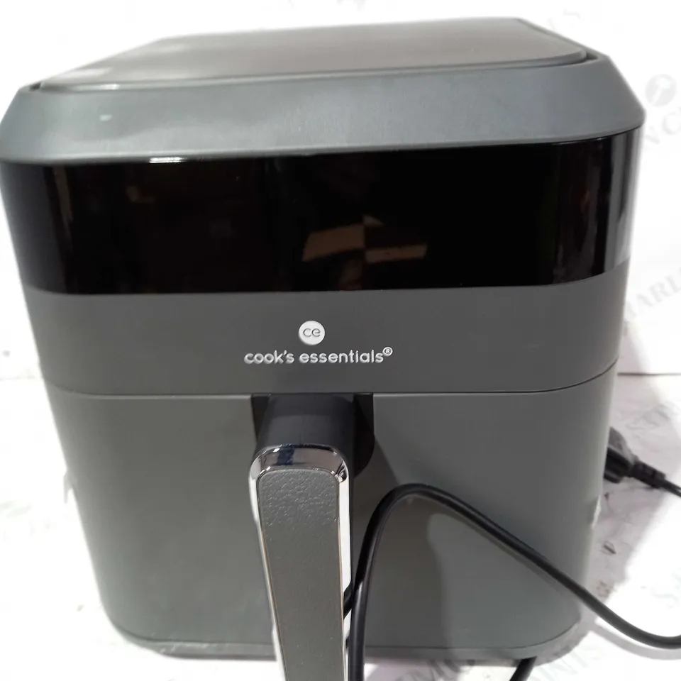 BOXED COOK'S ESSENTIALS 5.8L AIR FRYER IN SLATE GREY