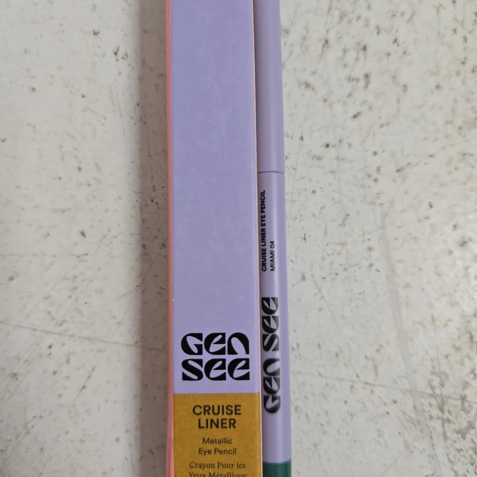 GEN SEE CRUISE LINER EYE PENCIL – METALLIC, MIAMI 04