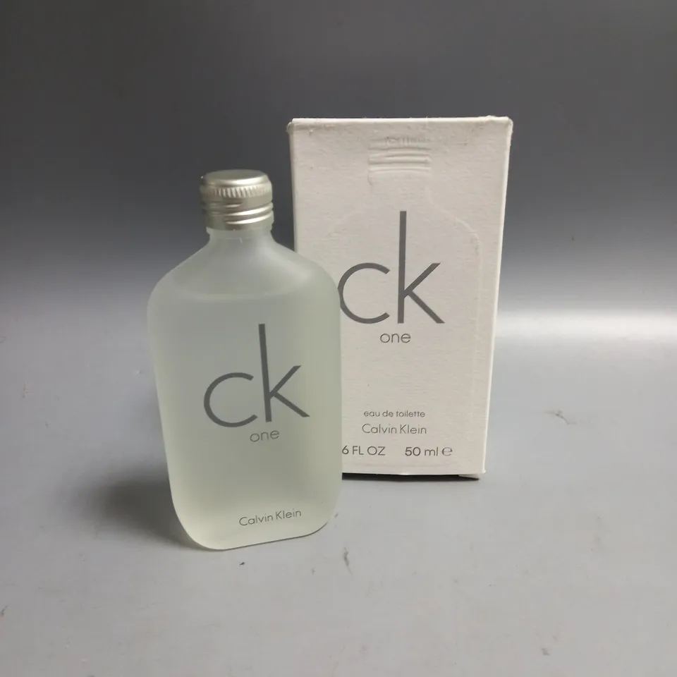 BOXED CALVIN KLEIN CK ONE EAU DE TOILETTE 50ML