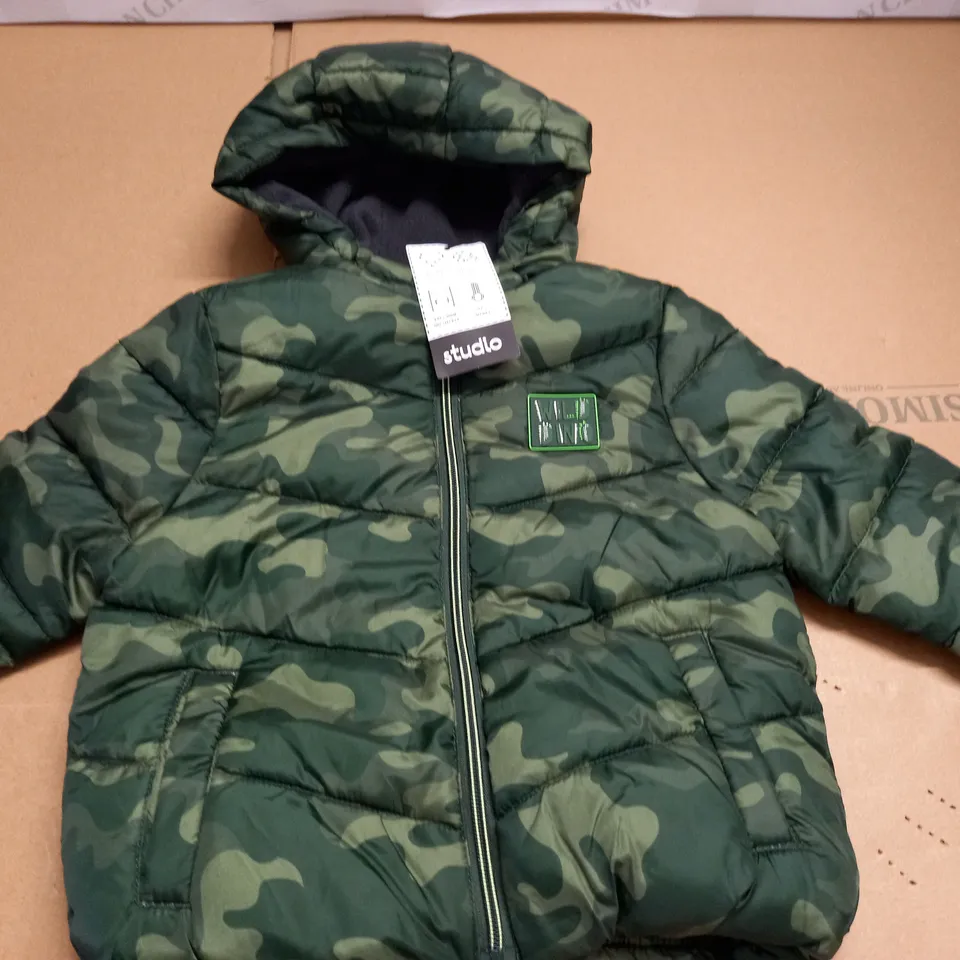 STUDIO CAMO KIDS COAT - 1/2 YRS