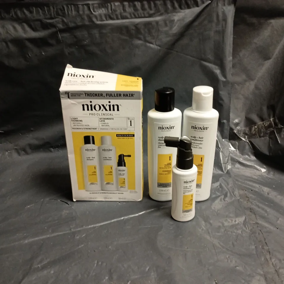 NIOXIN HAIR CARE SET – THICKER, FULLER HAIR (SYSTEM 1) BOXED