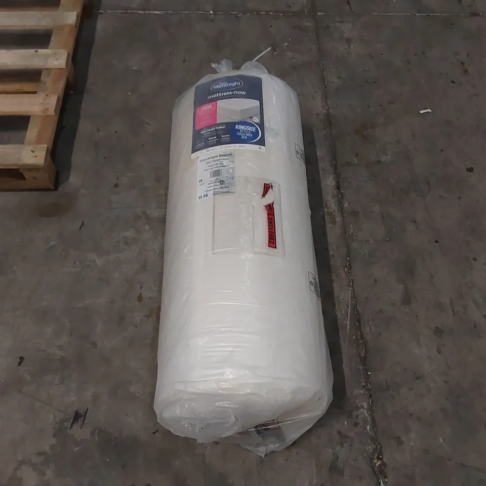QUALITY BAGGED AND ROLLED SILENTNIGHT 150CM KING 7 ZONE MEMORY FOAM MATTRESS 