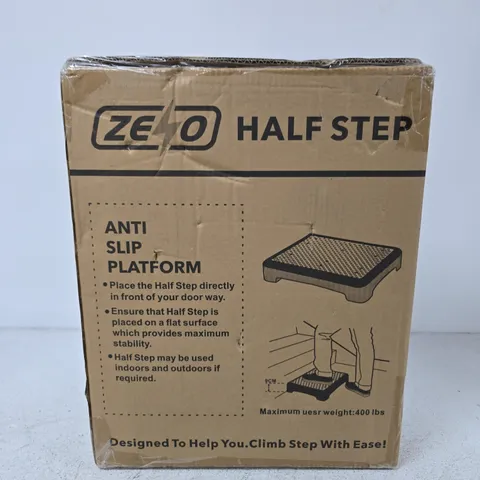 HALF STEP ANTI-SLIP PLATFORM