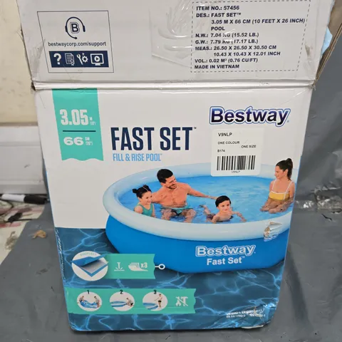 BESTWAY 10FT FAST SET SWIMMING POOL