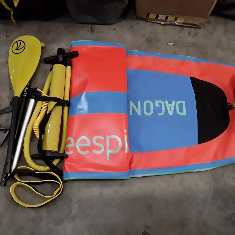BAGGED FREESPIRIT DAGON 9 INFLATABLE PADDLE BOARD  