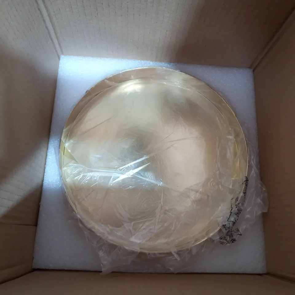 K BY KELLY HOPPEN SET OF PLANTERS GOLD