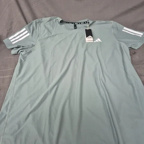 ADIDAS RUNNING T‑SHIRT – LIGHT TEAL SIZE XL
