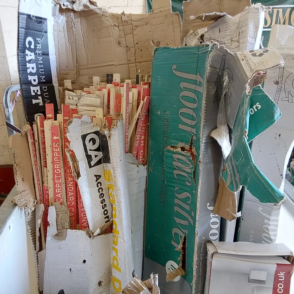 CAGE OF ASSORTED UNPROCESSED CONSUMER/COMMERCIAL GOODS (CAGE NOT INCLUDED)