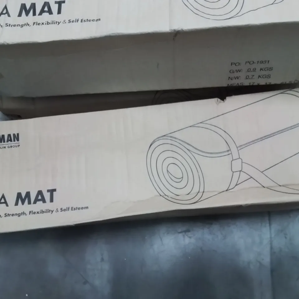BOXED KAYMAN YOGA MAT (COLOURS VARY)