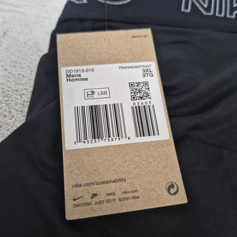NIKE MENS TRAINING TROUSERS / PANTS – BLACK, SIZE 3XL