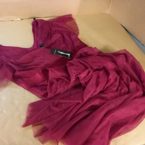 EVER PRETTY DRESS IN WINE - UK 24
