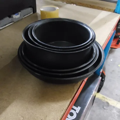 UNBOXED ASSORTED TEFAL PANS WITH NO HANDLES