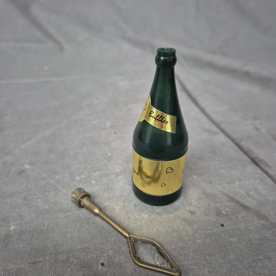 APPROXIMATELY 60 CHAMPAGNE BUBBLE SOLUTION BOTTLES 