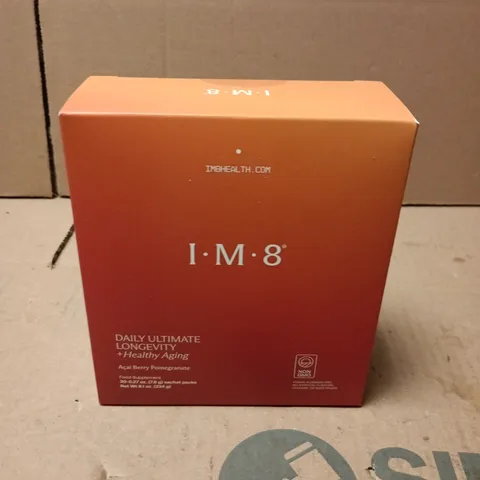 I-M-8 DAILY ULTIMATE LONGEVITY + HEALTHY AGING ACAI BERRY POMEGRANATE FOOD SUPPLEMENT 