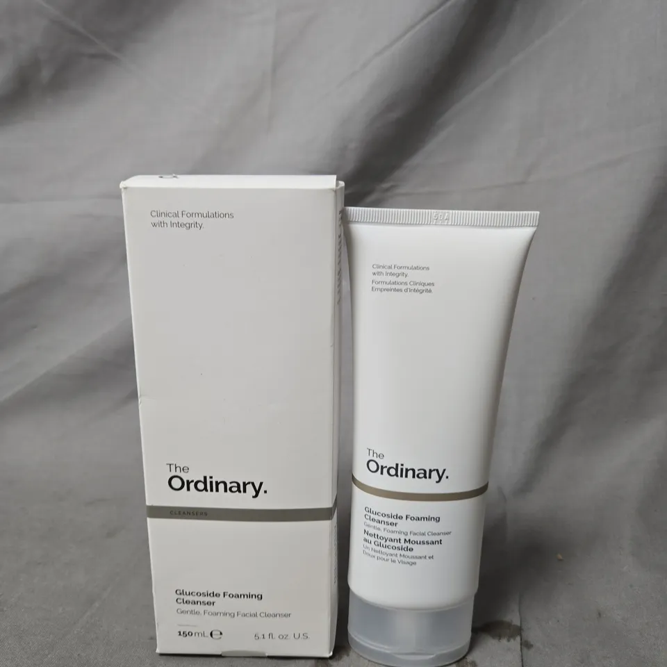 THE ORDINARY GLUCOSIDE FOAMING CLEANSER – 150 ML, BOXED