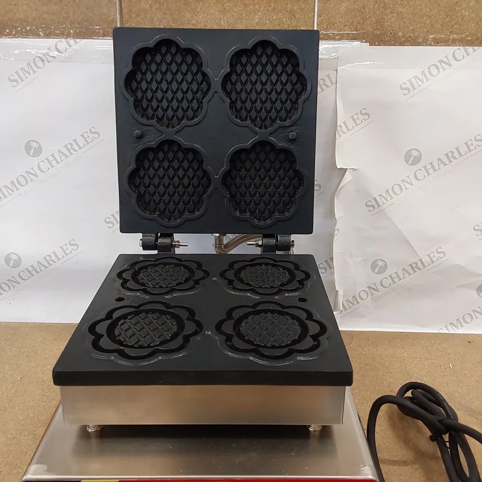 BOXED COMMERCIAL WAFFLE MAKER (1 BOX)