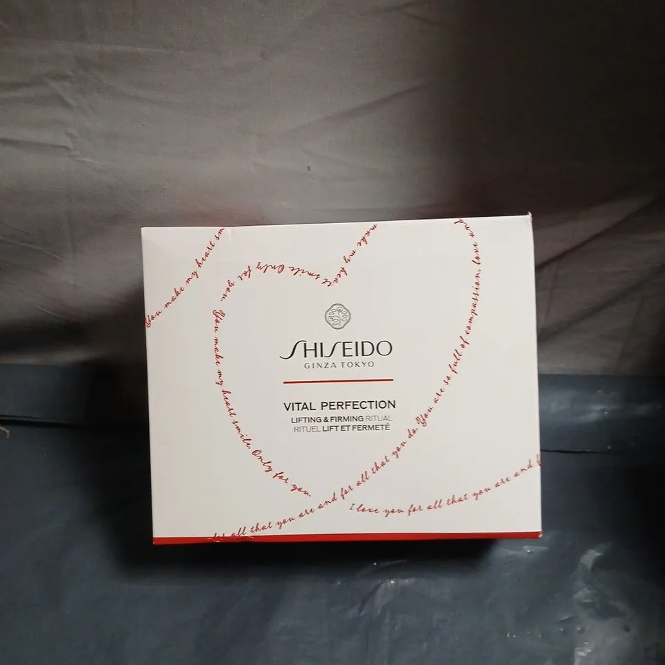 SHISEIDO VITAL PERFECTION LIFTING & FIRMING RITUAL – FACIAL SKIN CARE (BOXED)