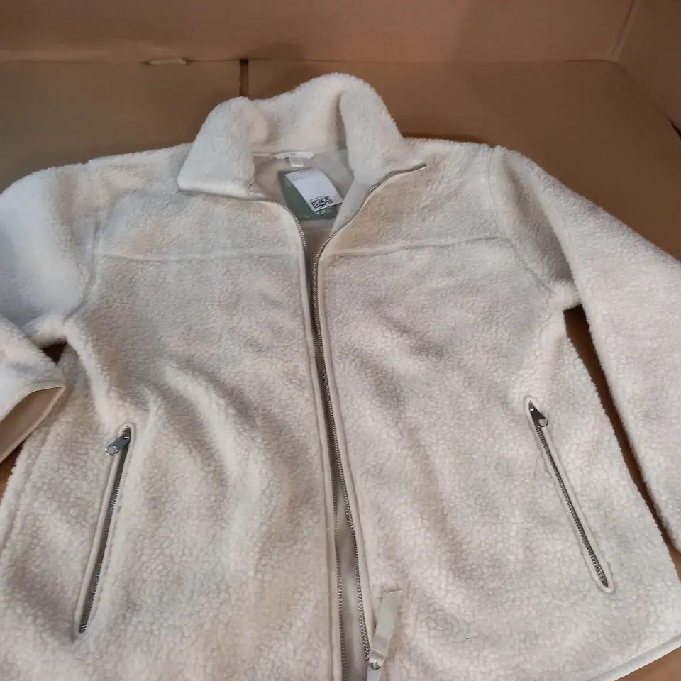 H&M TEDDY FLEECE ZIP THROUGH FLEECE - EUR S