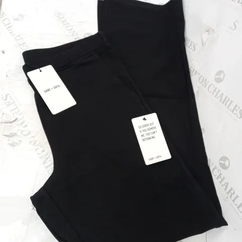SAINT AND SOFIA BLACK TROUSERS SIZE 12