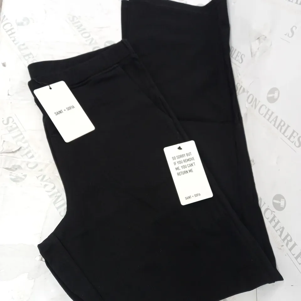 SAINT AND SOFIA BLACK TROUSERS SIZE 12