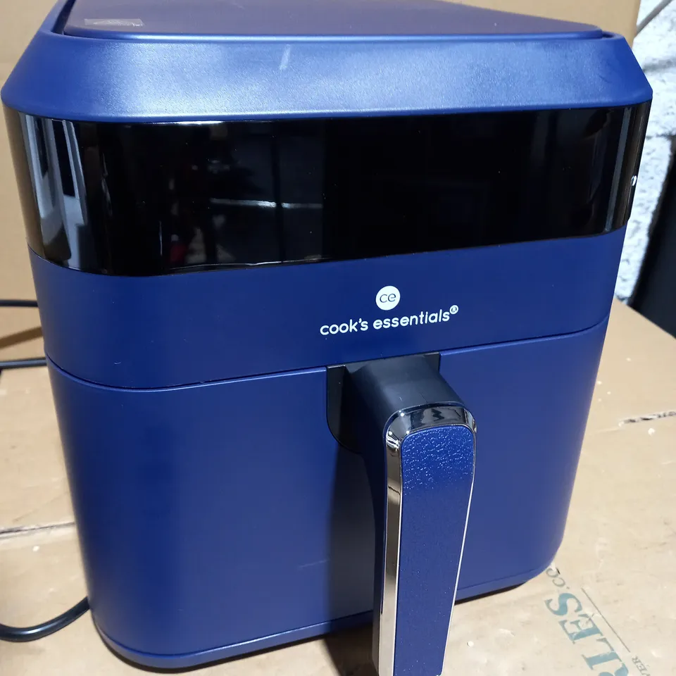BOXED COOK'S ESSENTIALS 5.8L AIR FRYER NAVY