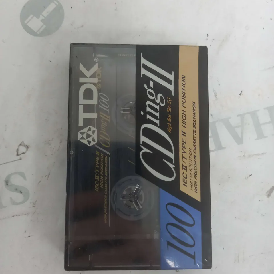 TDK CDING II 100 VS. VII TYPE II CASSETTE TAPE