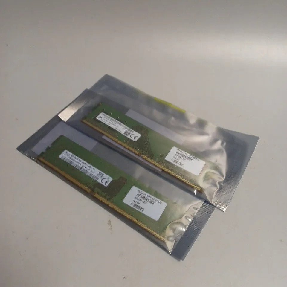 2 X BOXED HP REPLACEMENT DDR4 4GB MEMORY STICKS 