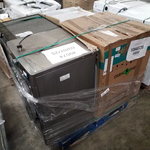 PALLET OF APPROXIMATELY 4 UNPROCESSED RAW RETURN WHITE GOODS TO INCLUDE